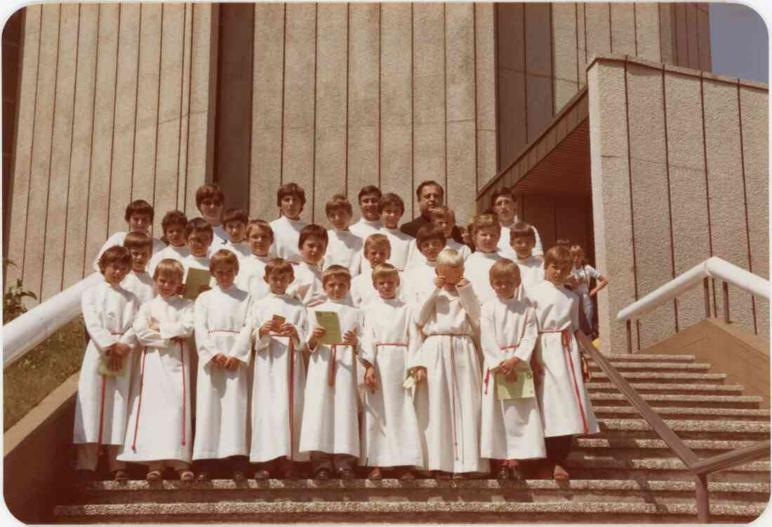 Ministrantengruppe Juni 1981
