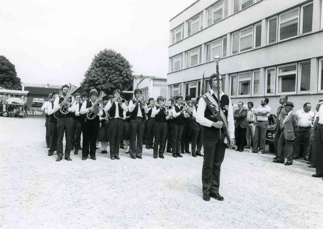 Musikverein Stegersbach, Platzkonzert bei der Hauptschule
