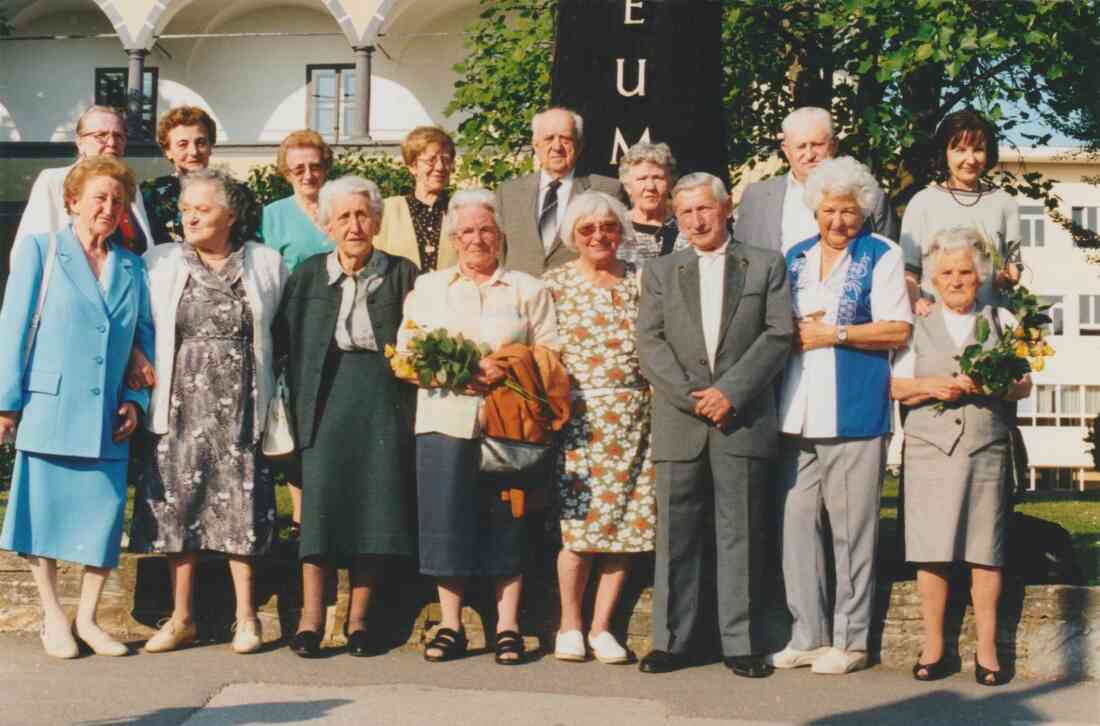 Jahrgangstreffen im Jahr 1995 des Pensionistenvereins Stegersbach