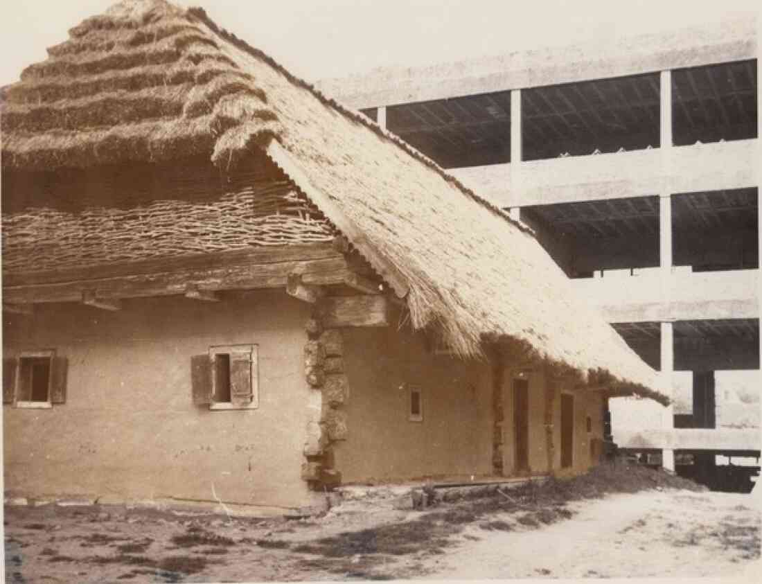 Ehemaliges Freilichtmuseum zwischen des Kastell und der Hauptschule