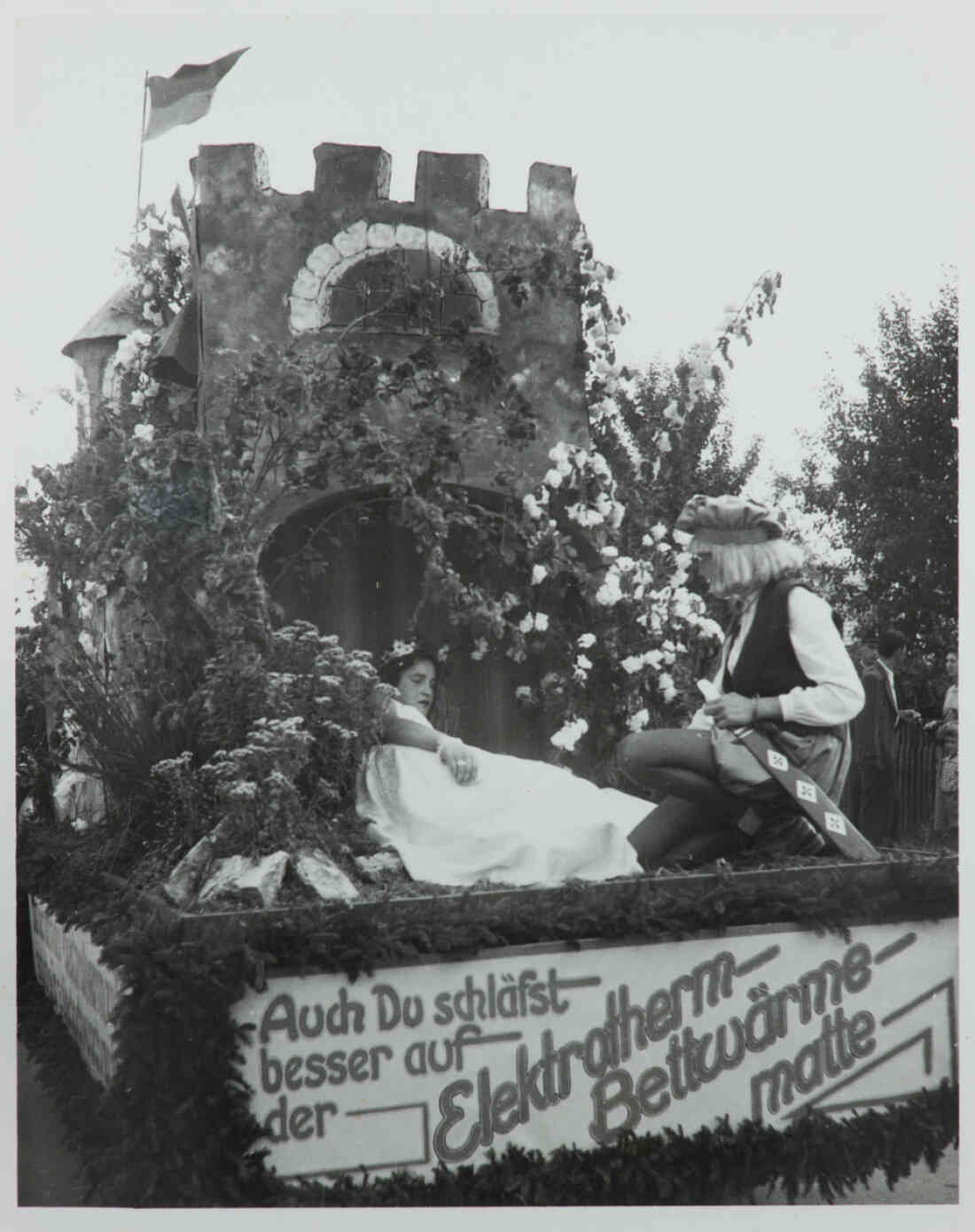 Volksfest mit Blumenkorso 18. August 1957