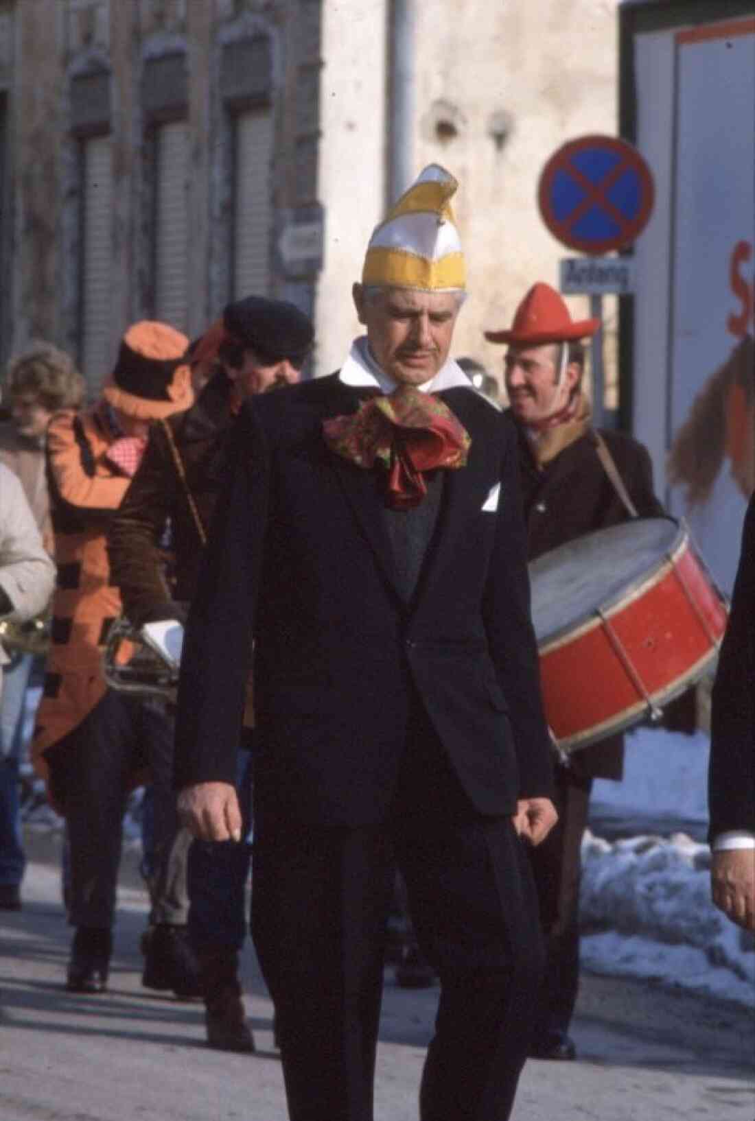 Faschingsumzug mit dem Musikverein Stegersbach und Rudolf Röhrich