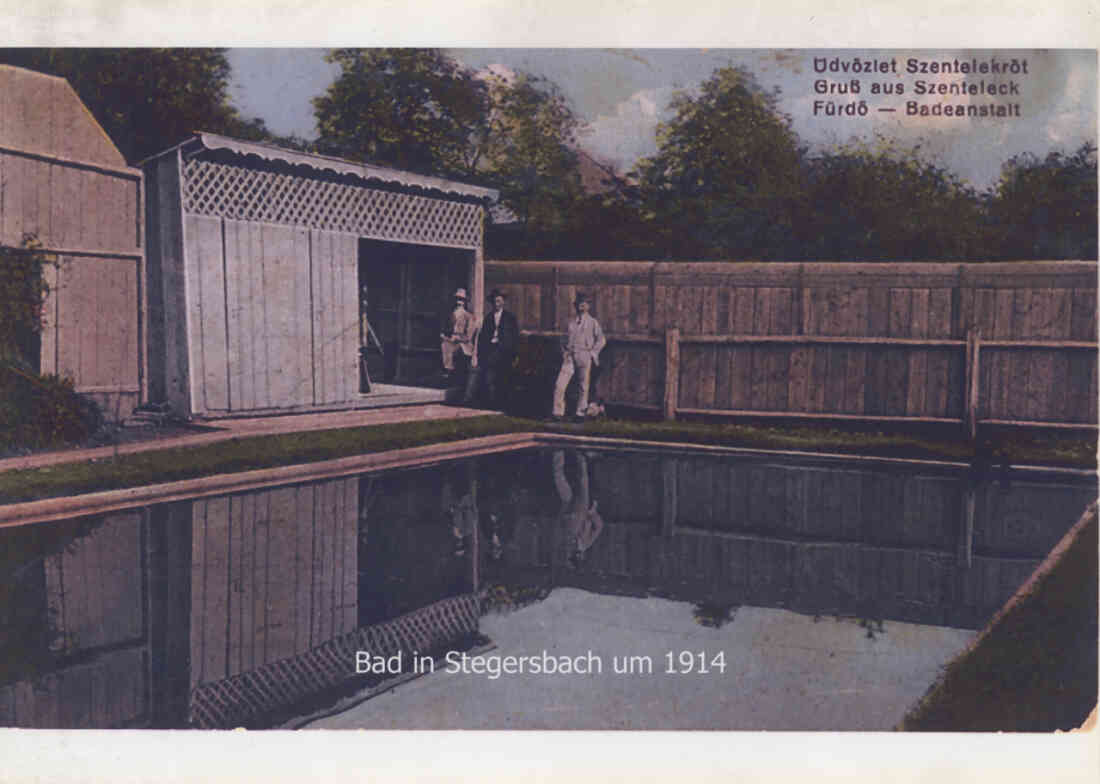 Gruß aus Szenteleck, Badeanstalt, Kastellstraße 1