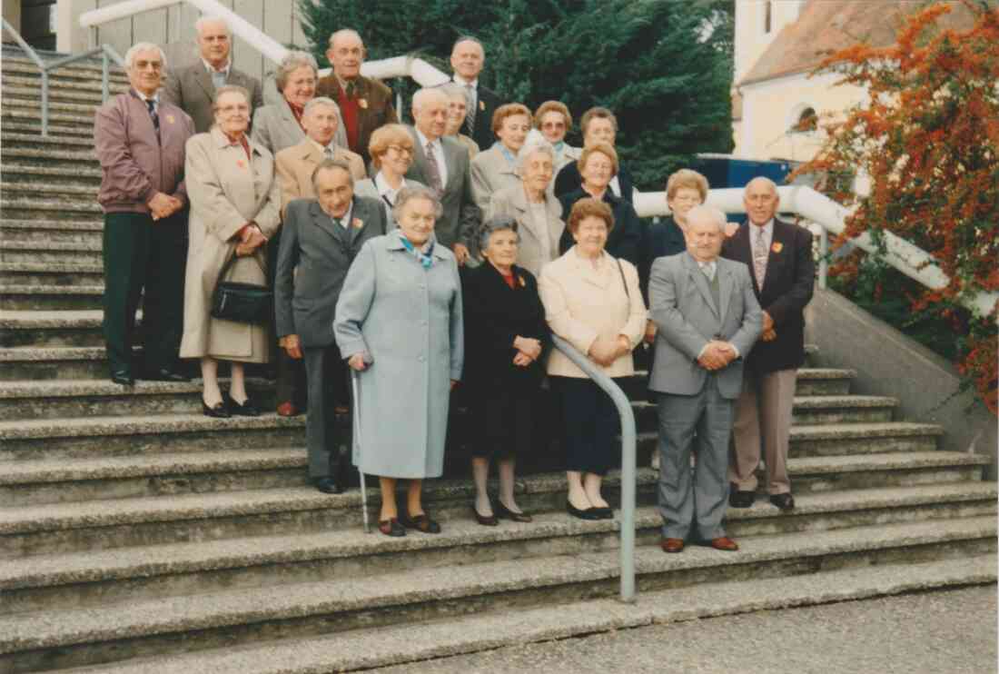 Jahrgangstreffen in Jahr 2000 des Pensionistenvereins Stegersbach