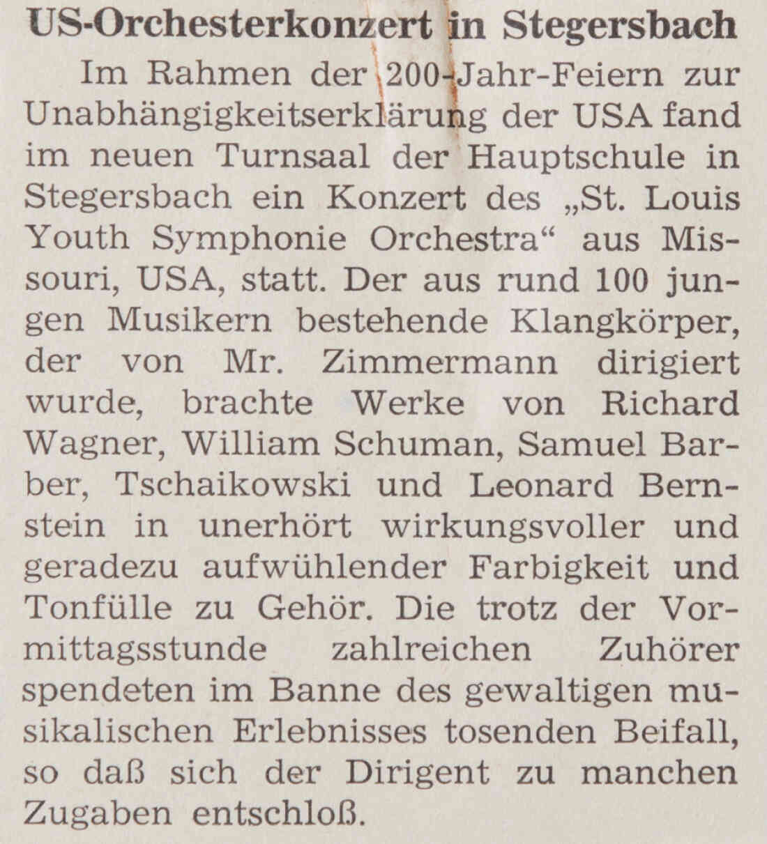 US - Orchesterkonzert in Stegersbach