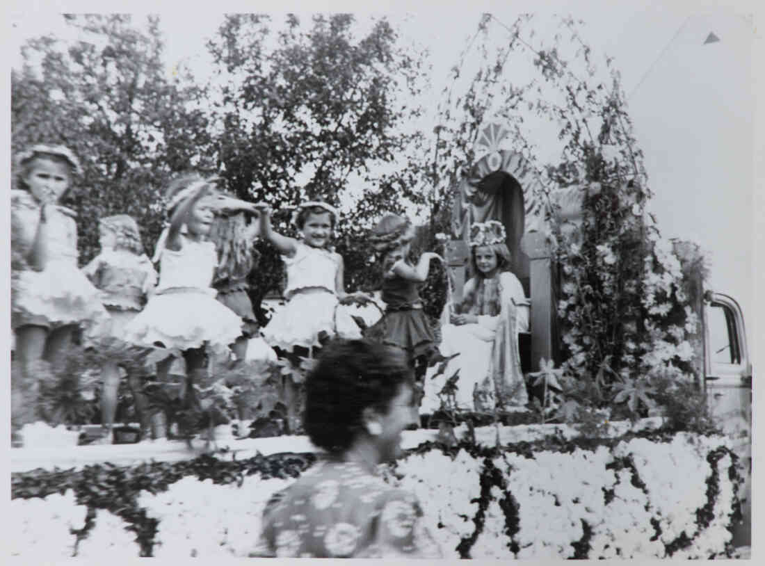 Volksfest mit Blumenkorso 18. August 1957