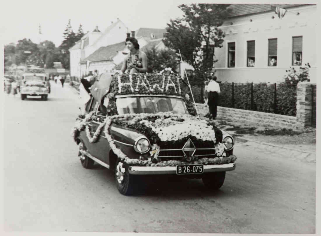Volksfest mit Blumenkorso 18. August 1957