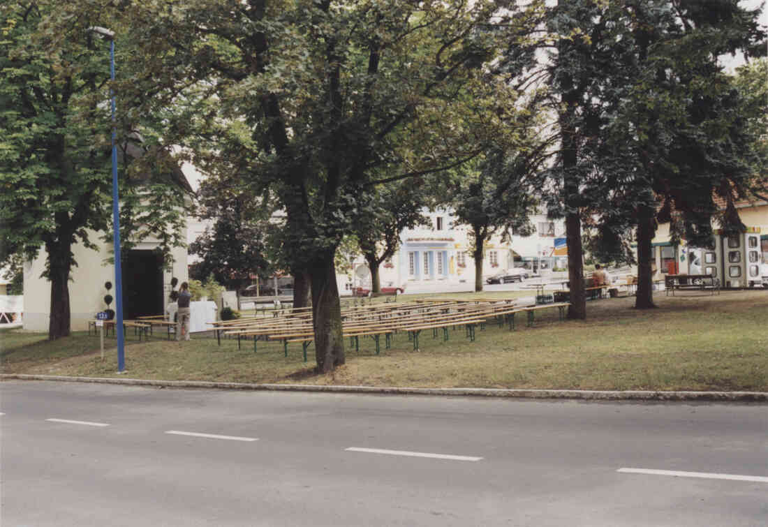 Segnung der renovierten Antoniuskapelle am 15.06.2003 Verschönerungsverein Stegersbach