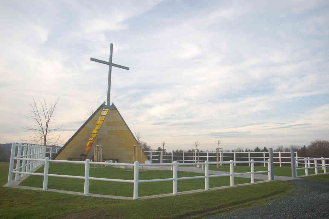 Renovierung der Kreuzkapelle im Jahr 2014