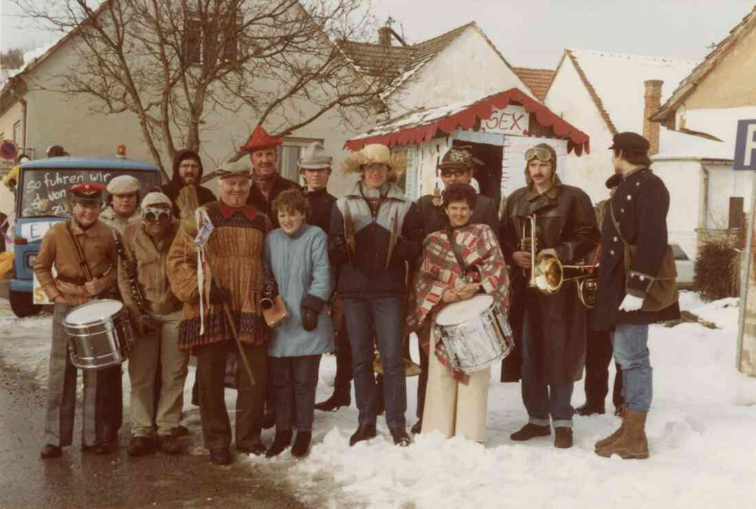 Musikverein Stegersbach, Faschingsumzug 1983