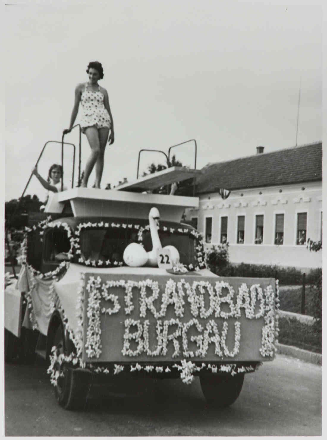 Volksfest mit Blumenkorso 18. August 1957