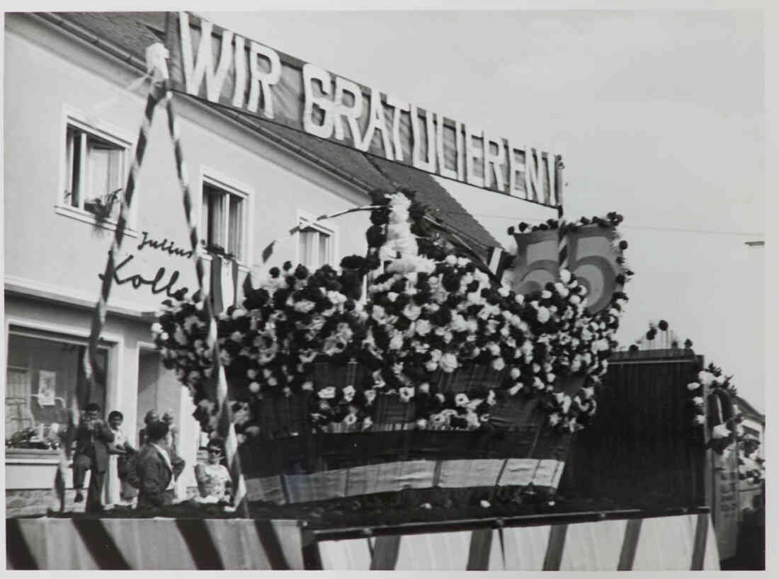 Volksfest mit Blumenkorso 18. August 1957