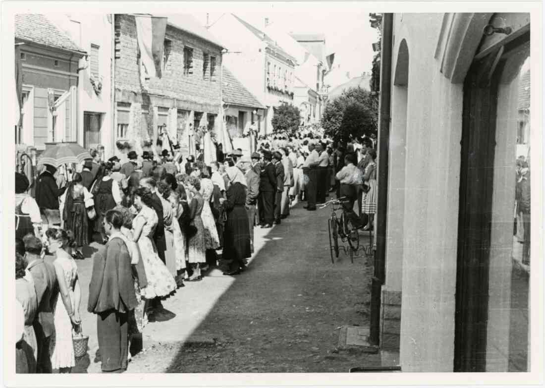 Volksfest und Blumenkorso 1955
