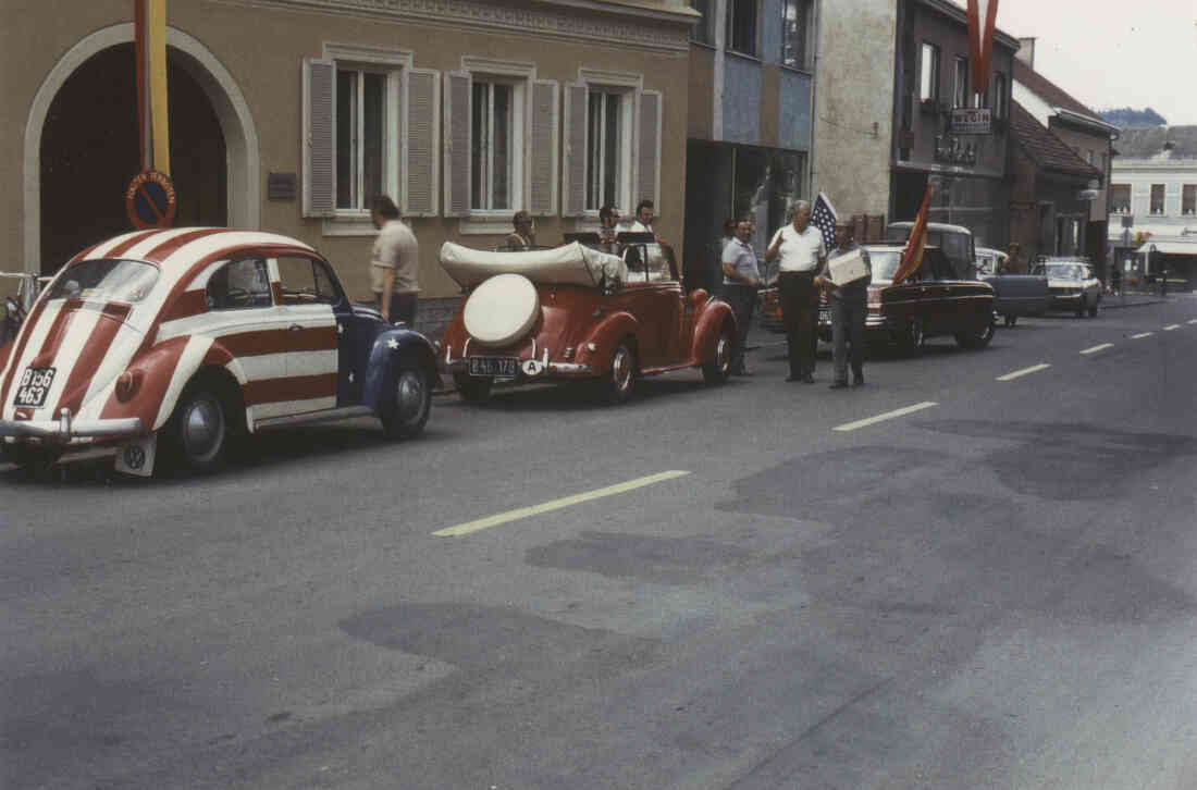 Festprogramm Amerika - Woche 1973 Werbekonvoi vom Fremdenverkehr - Verschönerungs - und Museumverein