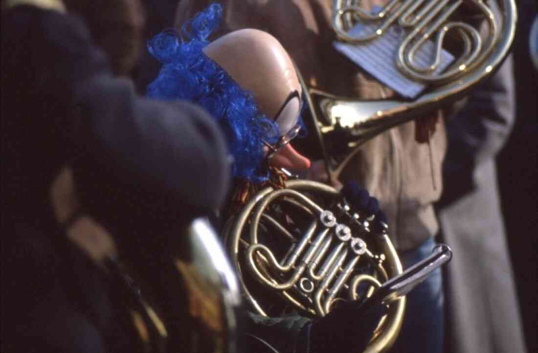 Faschingsumzug mit dem Musikverein Stegersbach