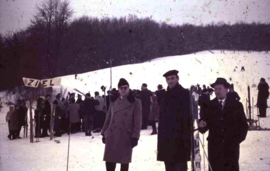 Skirennen in Stegersbach Zieleinlauf