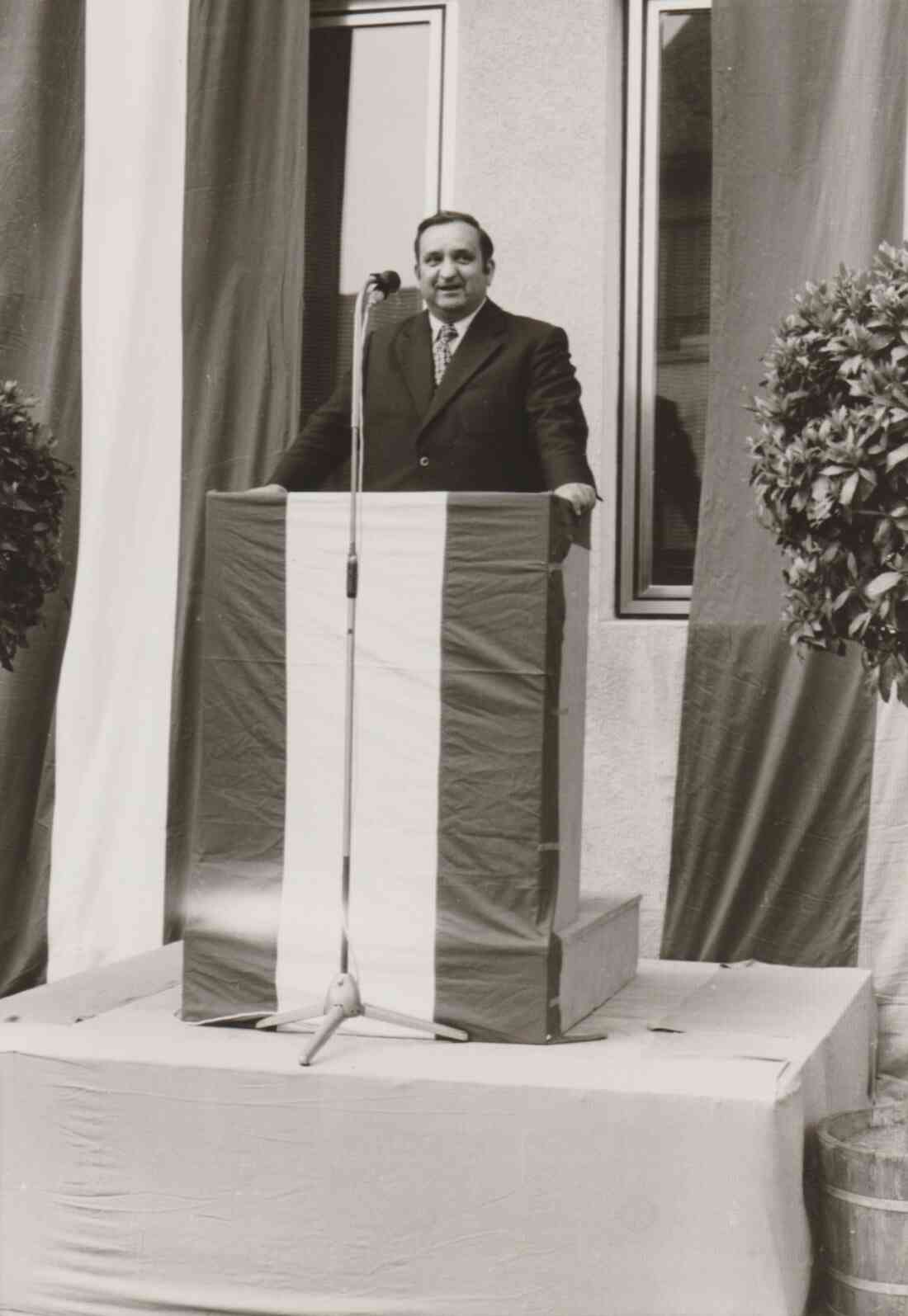 Fred Sinowatz in Stegersbach