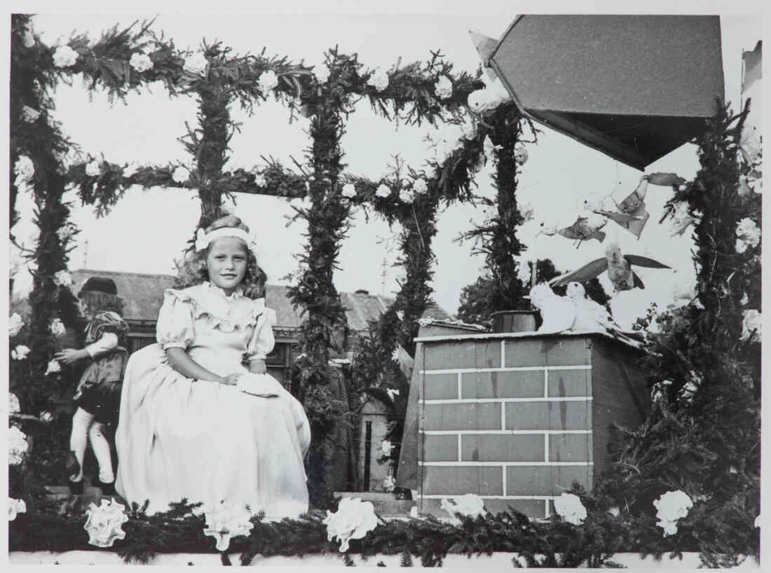 Volksfest mit Blumenkorso 1960 mit Traude Hobel