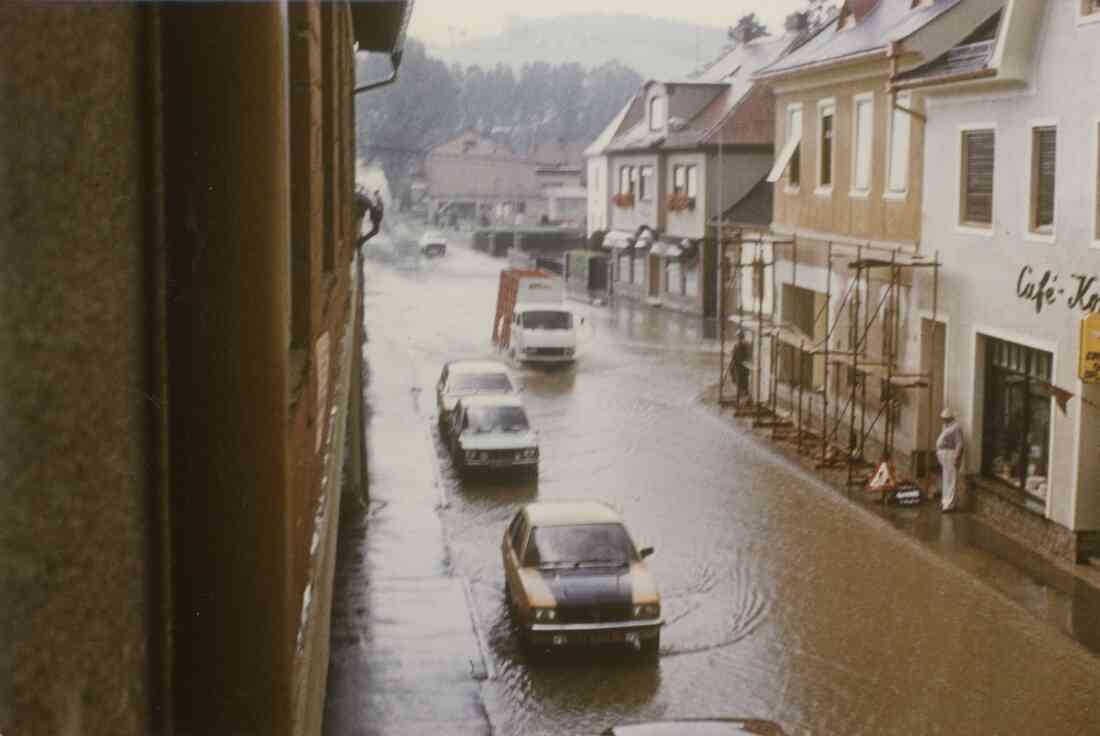 Herrengasse, Hochwasser 1972