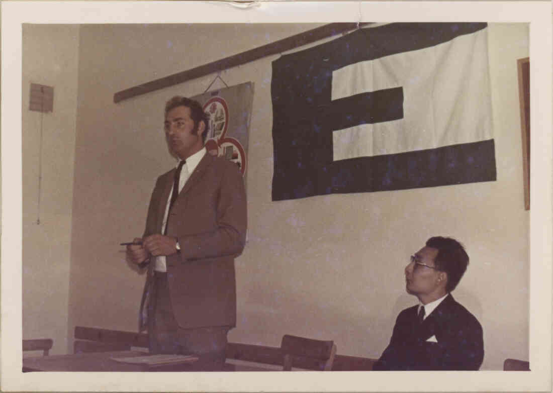 Europäische Jugend tagt 1969 in Stegersbach, Vortragende mit ausländischen Gästen, Bild 1