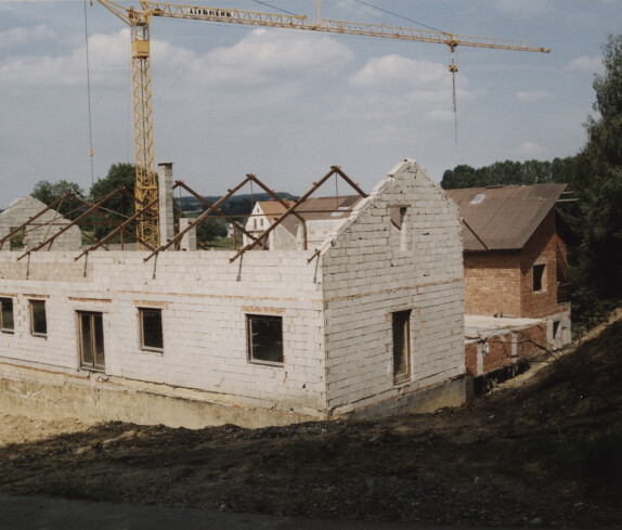 Umbau des Internats für die Golf - HAK am 08. September 1999 in der Berggasse 3, früher Elektrohaus Adolf Schuch