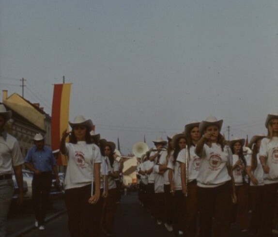 Amerika - Woche 1975 mit Brass Band