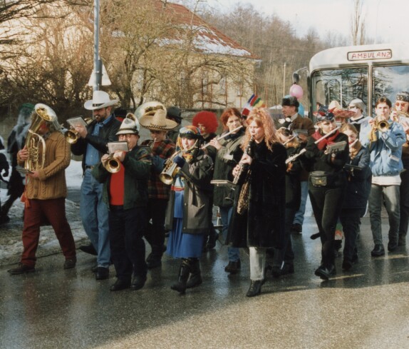 Musikverein Stegersbach, Faschingsumzug 1996