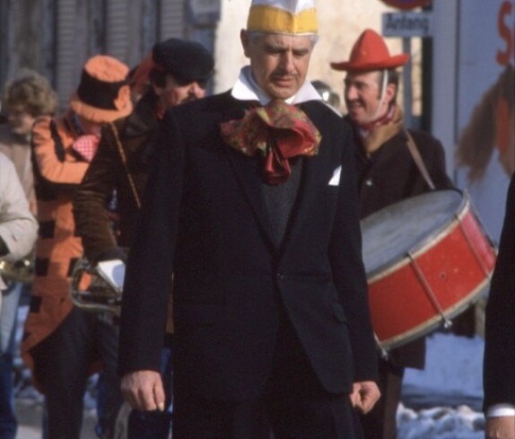 Faschingsumzug mit dem Musikverein Stegersbach und Rudolf Röhrich