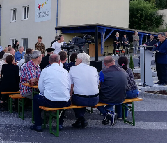 Roma Gedenkstein Segnungsfeier in Stegersbach, Hinterforst am 10. 09. 2021