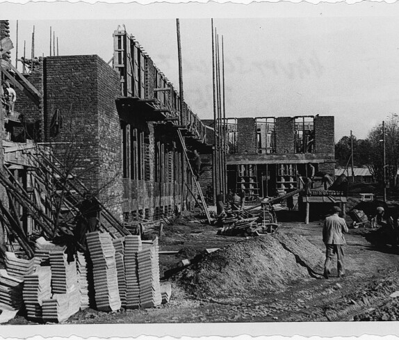 Neubau der Hauptschule 1952