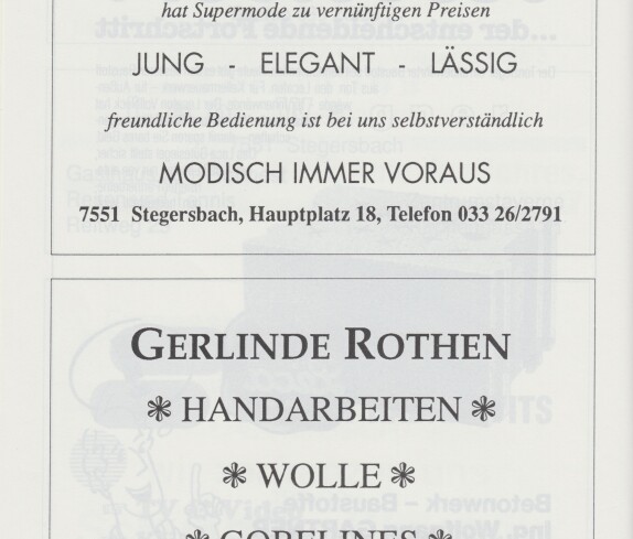 700 Jahre Stegersbach Festprogramm, Seite 39