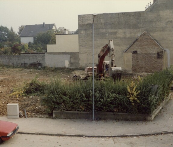 Neubau des Zielpunkt Geschäftes am Hauptplatz im Oktober 1988
