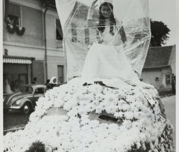 Volksfest mit Blumenkorso 18. August 1957