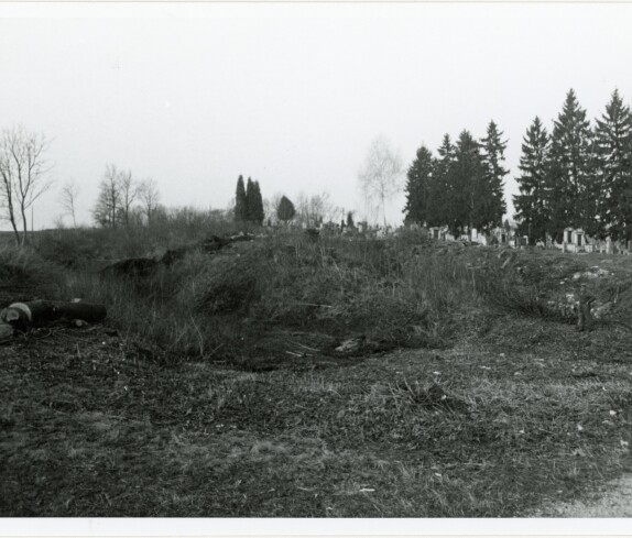 Friedhof Bauplatz der Leichenhalle