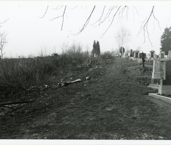 Friedhof Bauplatz der Leichenhalle