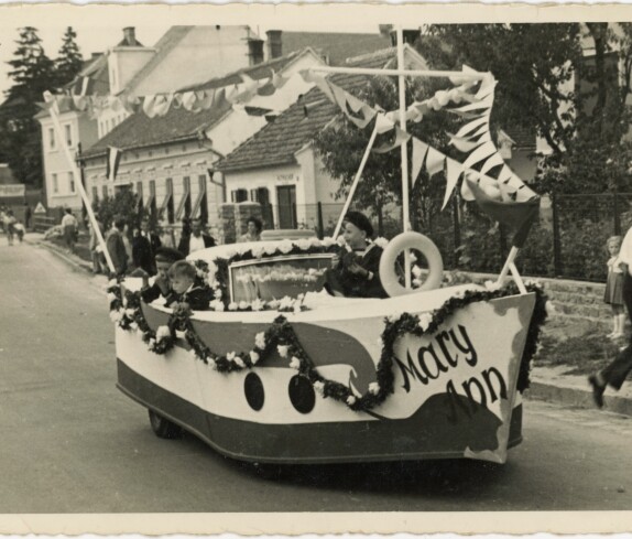 Volksfest mit Blumenkorso 18. August 1957