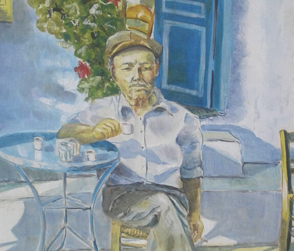 Ein Fischer, Paleochora, Kreta 1976 von Dr. Norbert Penner
