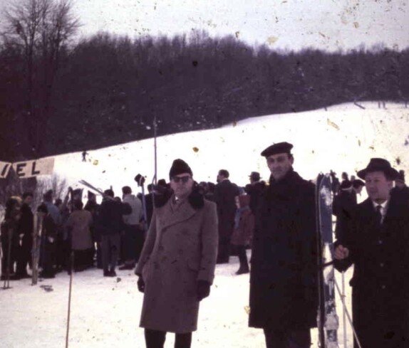 Skirennen in Stegersbach Zieleinlauf