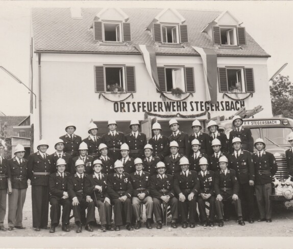 Ortsfeuerwehr Stegersbach, Weihe des Feuerwehrhauses am 28.05.1961
