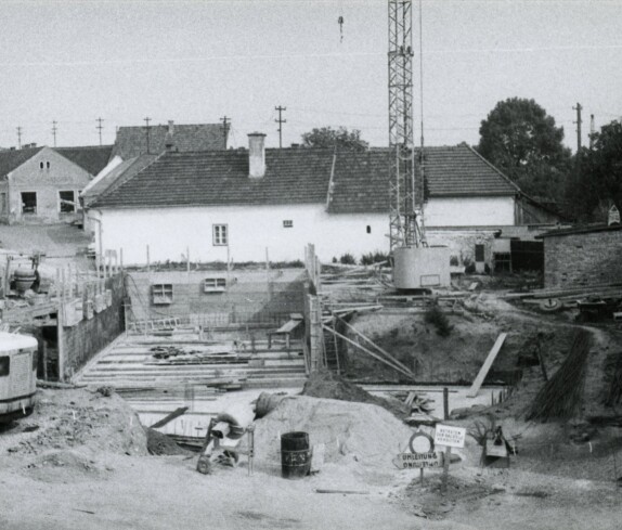 Neubau des Wählamtes in der Vorstadt 2 am 11. Juli 1971