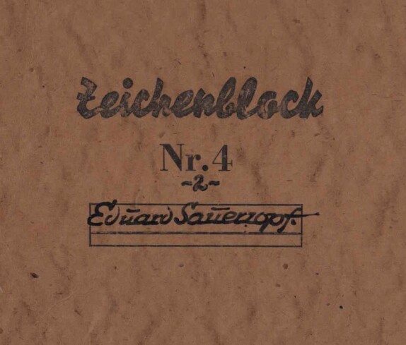 Zeichenblock von Eduard Sauerzopf