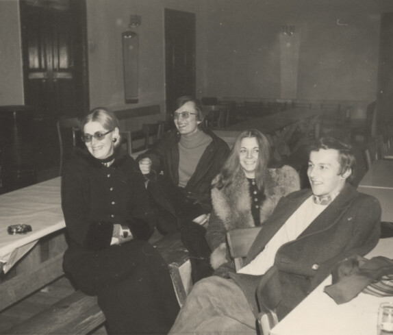 Europäische Jugend,  Bunter Abend 1971, Proben zum Bunten Abend im Gasthof Neubauer