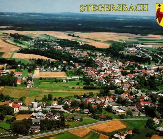 Stegersbach von Westen Anfang der 1980er