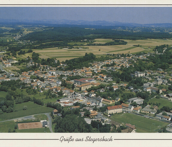 Grüße aus Stegersbach, Flugaufnahme, Ortsansicht