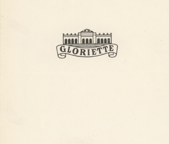 Einladung zur offizielle Eröffnung des Zweigbetriebes der Firma Gloriette in Stegersach am 10.06.1964 Seite 1