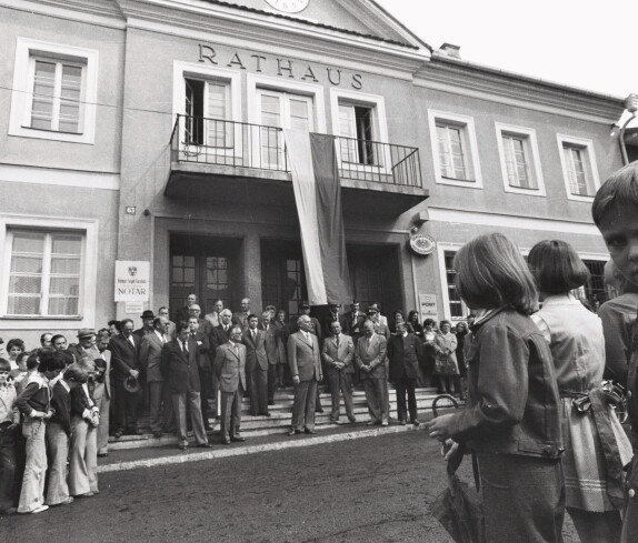 Landeshauptmann Theodor Kery auf Besuch in Stegersbach
