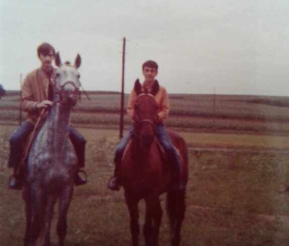 Norbi Prenner auf Wesir, Erich Piplics auf Ulla im Rossnest
