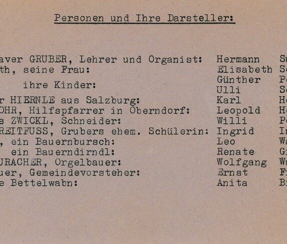 Katholische Jugend Theater "Das Weihnachtslied der ganzen Welt" im Dezember 1973