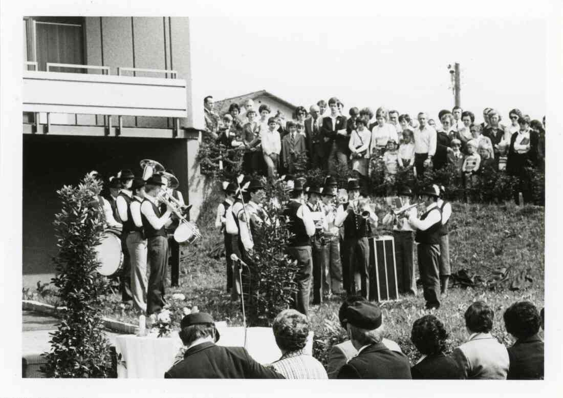 Musikverein Stegersbach, Fahnenweihe der Feuerwehr Stegersbach 1978