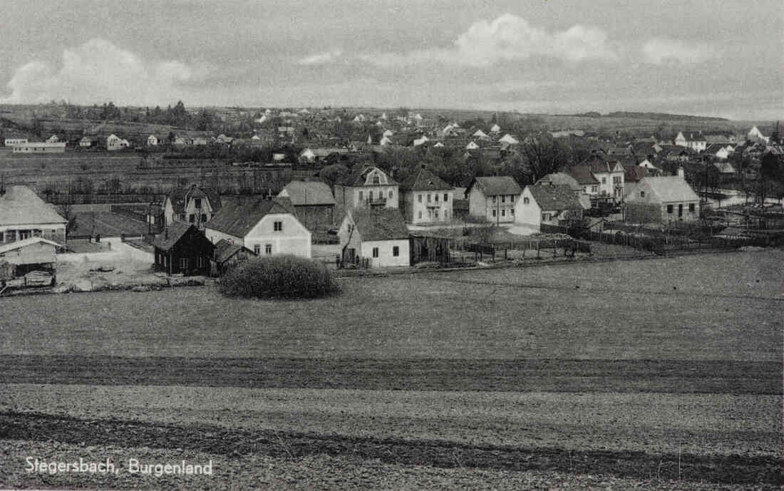 Stegersbach, Burgenland, Ortsansicht, Kirchengasse, Rauchfangkehrermeister Hartl,